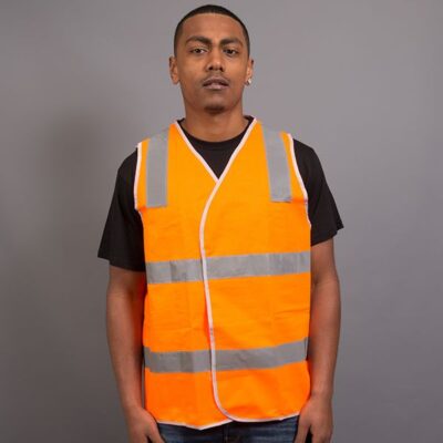 Sportage Hi Viz Reflective Tape Vest - Image 3