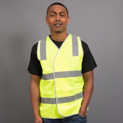 Sportage Hi Viz Reflective Tape Vest
