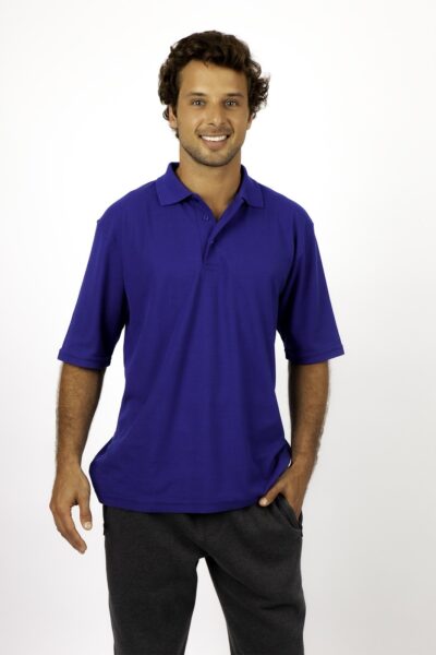 Mens Regular Pique Knit Polo