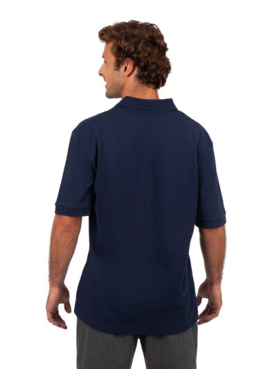 Mens 100% Cotton Pique Knit Polo - Image 3