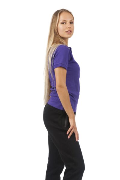 Ladies 100% Cotton Pique Knit Polo - Image 2
