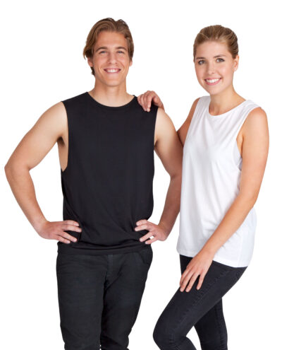Adult sleeveless Tee - Image 4