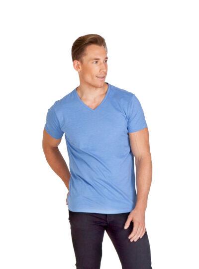 Mens Marl V-neck Tee