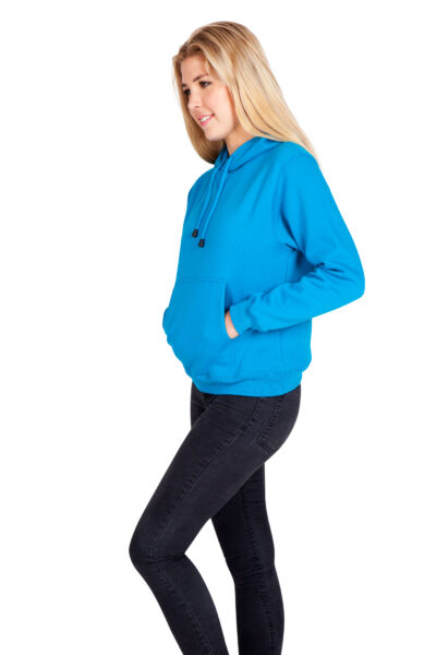 Ladies/Junior Kangaroo Pocket Hoodie - Image 2