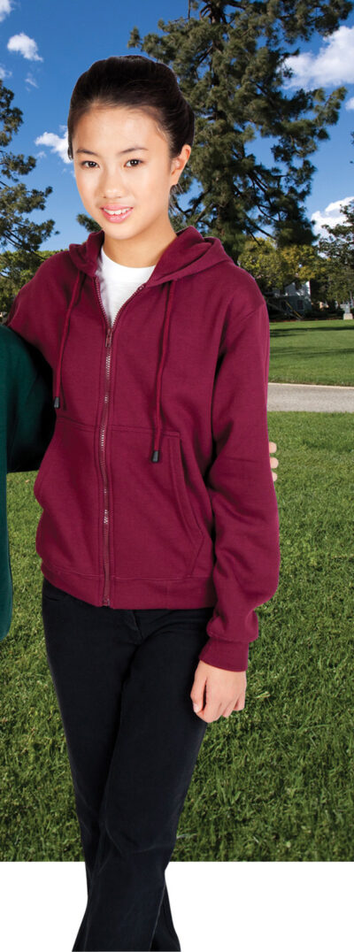 Ladies/Junior Zipper hoodie - Image 2