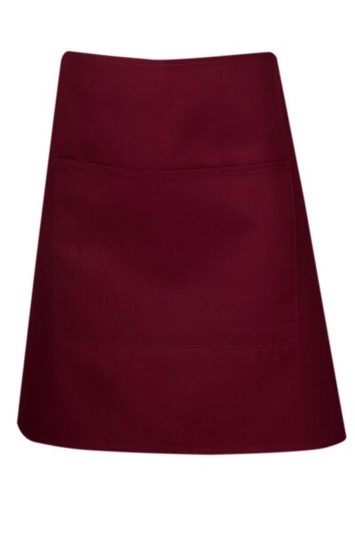 BWA01-Short waist apron with pocket - Image 5