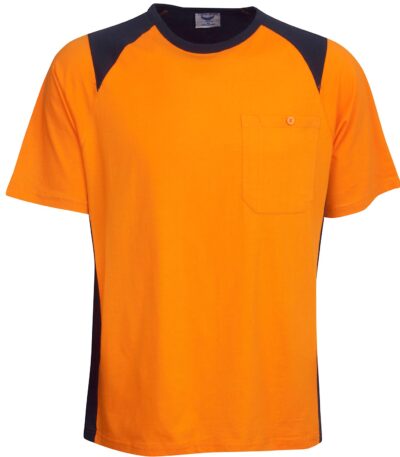 BWT84 100% Cotton Hi Viz Tee - Image 4