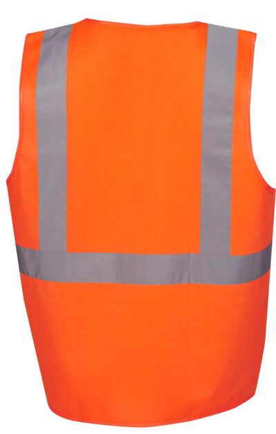 BWV84 Hi Viz safety vest with zipper front - Image 5