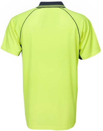 BWP64 Hi Viz Raglan Short sleeve Polo - Image 2
