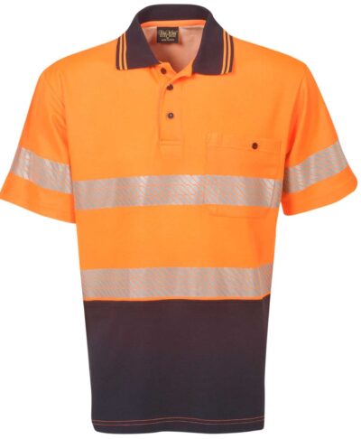 BWP77 Segment taped cotton back S/sleeve Polo - Image 4