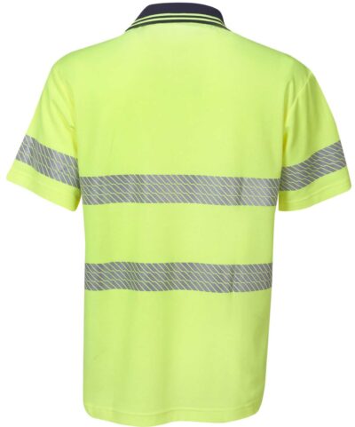 BWP77 Segment taped cotton back S/sleeve Polo - Image 3