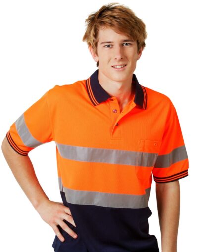 BWP92 Day/Night Hi Vis Cooldry Short sleeve Polo