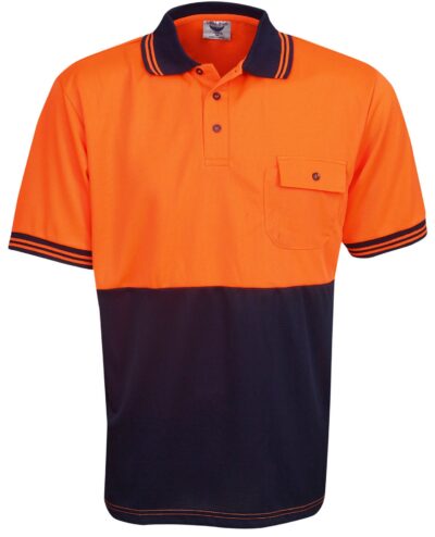 BWP82 HI Vis Cooldry Short sleeve Polo - Image 4