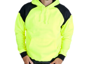 Adult Shoulder Panel Contrast Hoodie F303HPW