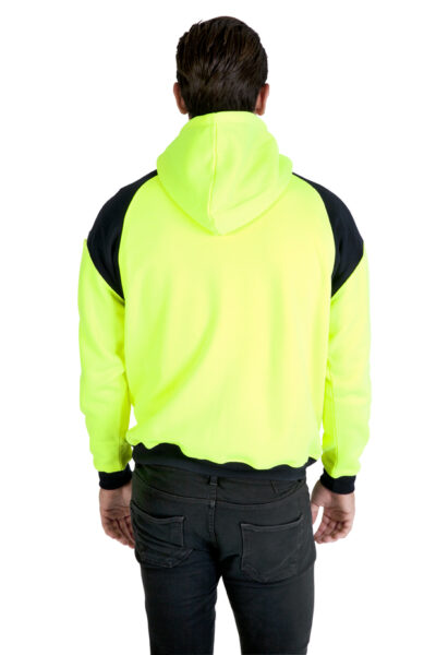 Adult Shoulder Panel Contrast Hoodie F303HPW - Image 2