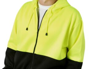 Hi Vis Full Zip Fleecy Hoodie F94