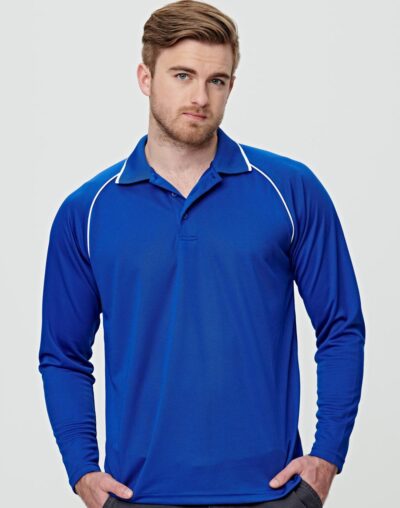 PS43 Champion Plus Men's Long Sleeve Polo - Image 2